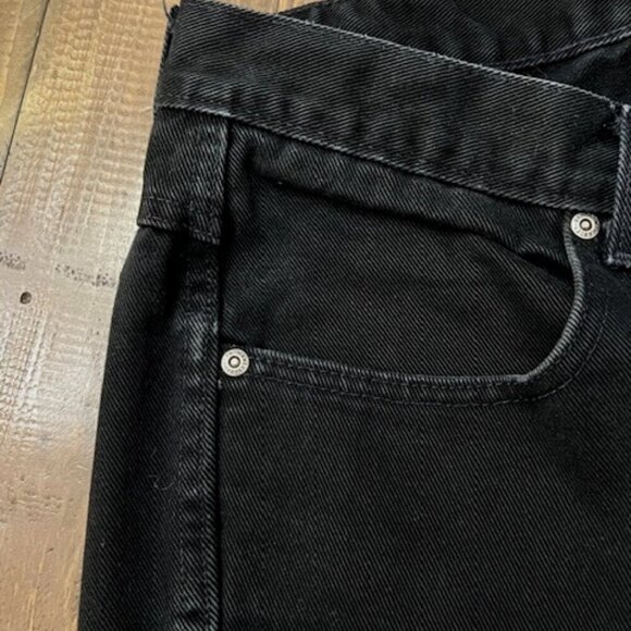 Vintage Harley Davidson Black Jeans Traditional Fit Y2K Biker Men's 34/30 - Picture 4 of 8